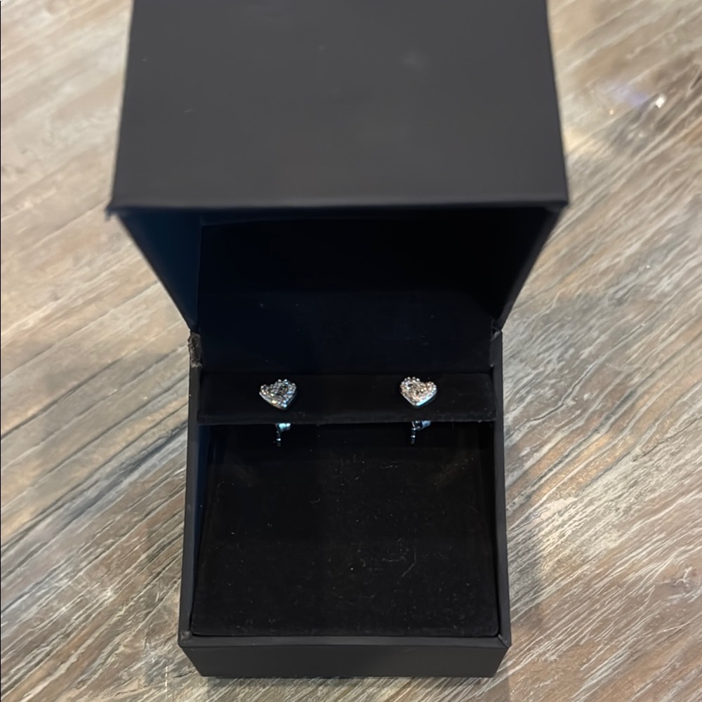 Zales Diamond Heart Earrings Classic Studs